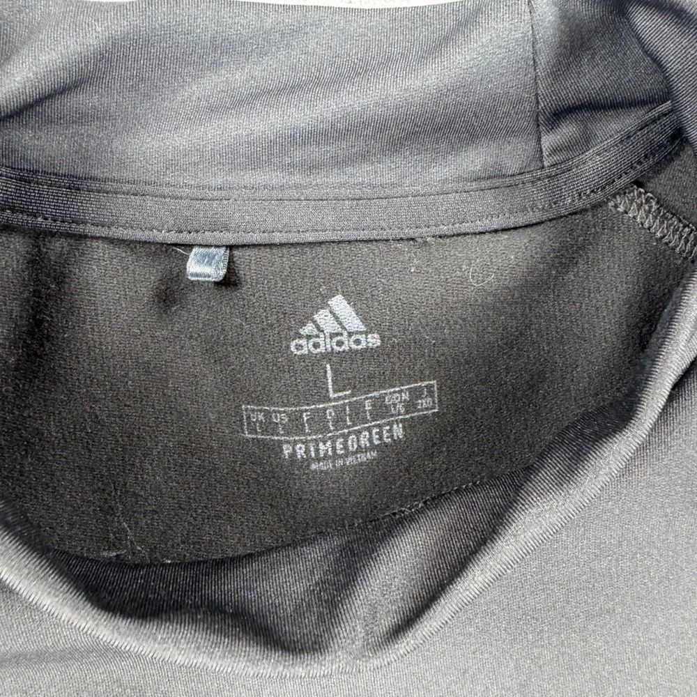 Adidas COLD.RDY Mens Mock Neck Long Sleeve Training Shirt Gray Large